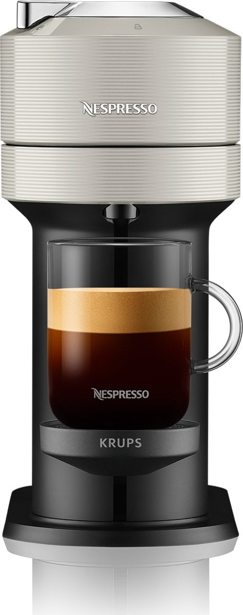Espressoare - Aparat de cafea cu capsule Krups Nespresso Vertuo Next XN911B gri