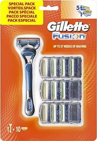 Aparat de ras Gillette Fusion Manual + 11 rezerve