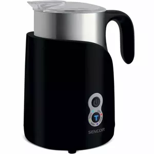 Accesorii si piese aparate cafea - Aparat de spumare a laptelui Sencor SMF 4000BK, 650 W, 4 programe automate, 0.3 L, Negru