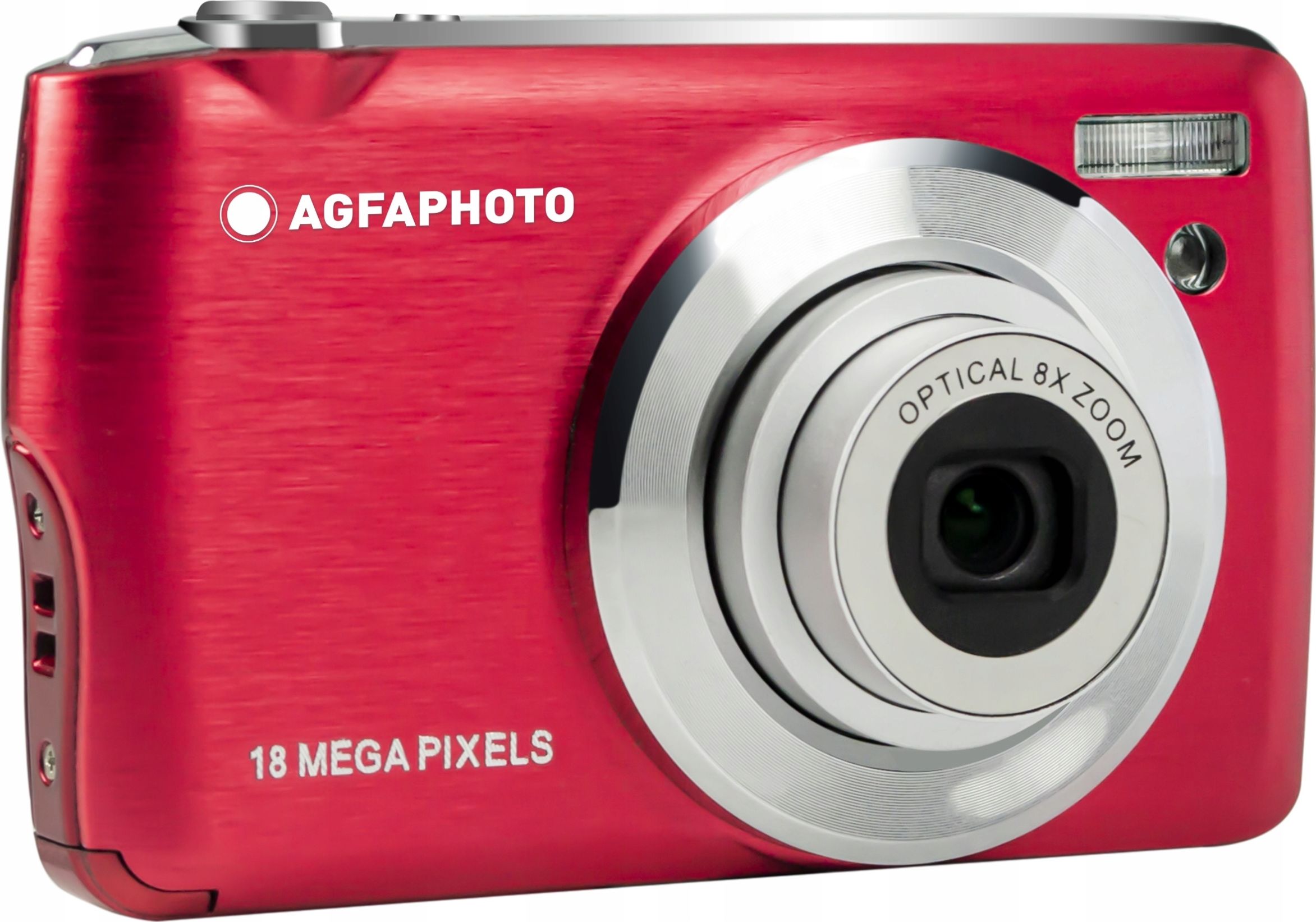 Aparate foto compacte - Aparat foto digital AgfaPhoto DC8200 roșu