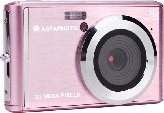 Aparat foto digital compact, Agfaphoto DC5200, 3.2 Mpx, 2.4 inch, Roz