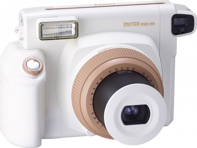 Aparate foto compacte - Aparat foto instant Fujifilm Instax Wide 300, Toffee