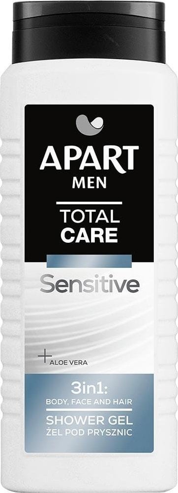 APART NATURAL_Men Total Care Gel de dus Sensitive 3in1 500ml