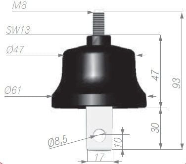 Apator Descărcător A 500V 5kA ASA 500-5B (63-930100-131)