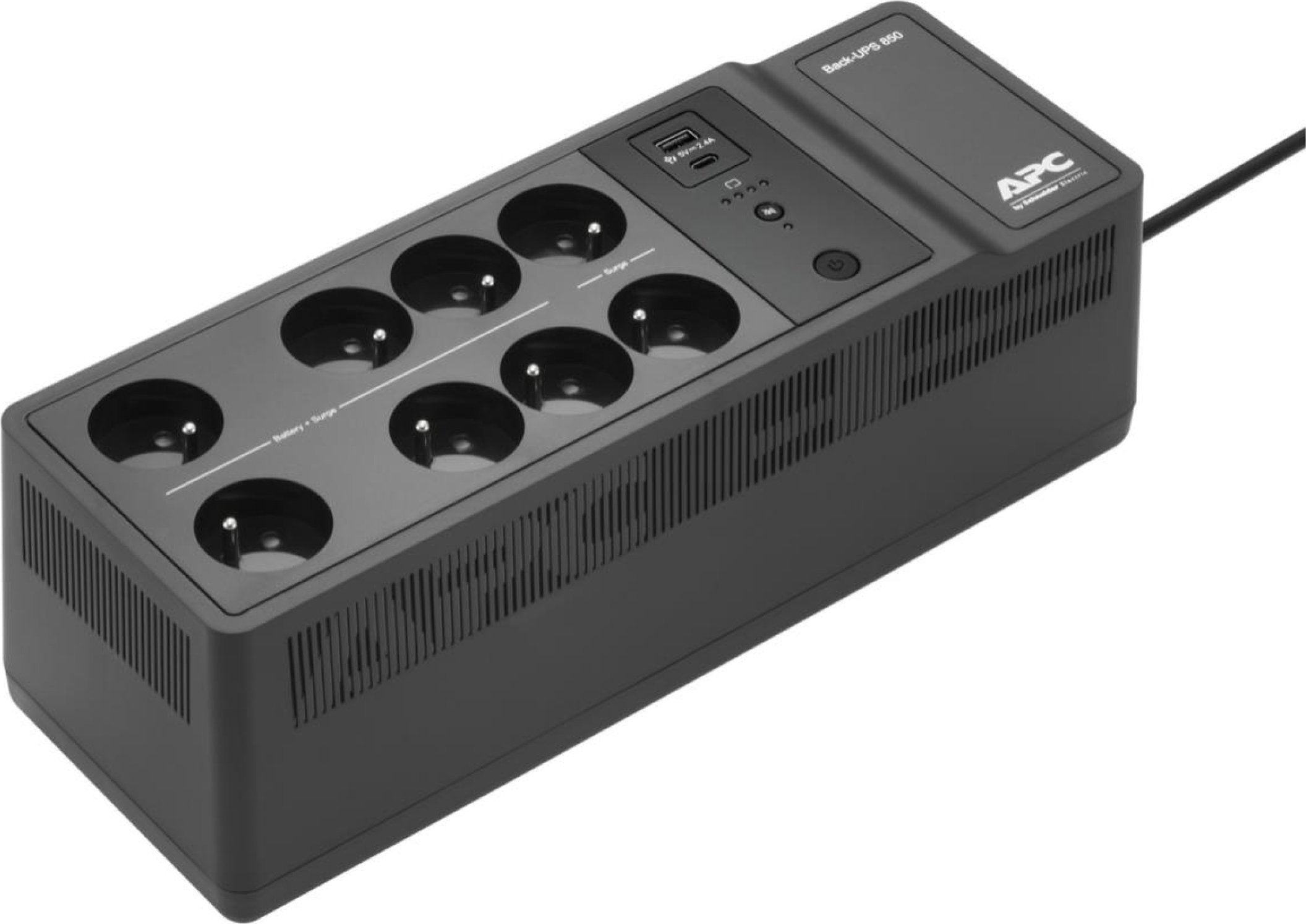 APC Back-UPS 850V, 230V, USB tip C și porturi de încărcare (520W)