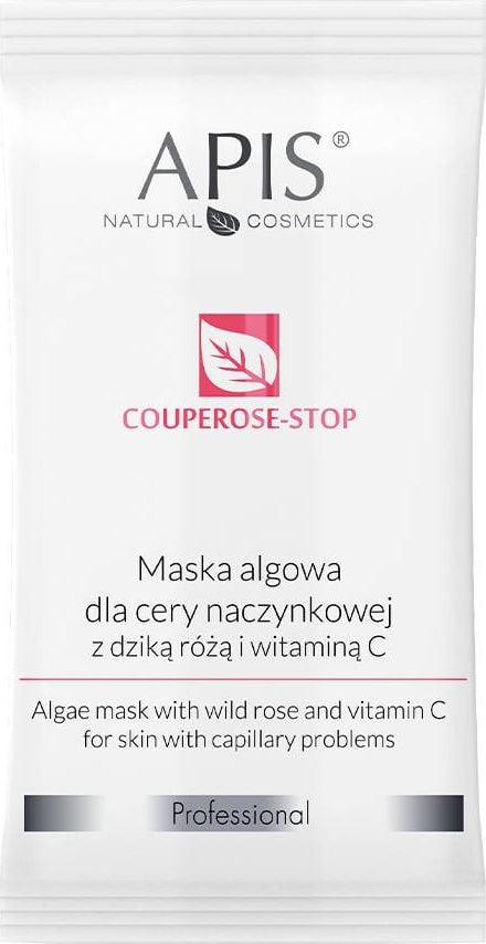 Mască de alge APIS Couperose-stop,Antirid