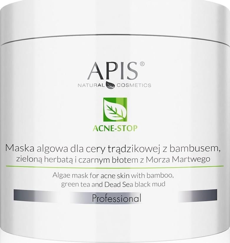 APIS APIS_Acne-Stop Algae Mask masca de alge pentru ten acneic cu bambus si ceai verde 200g