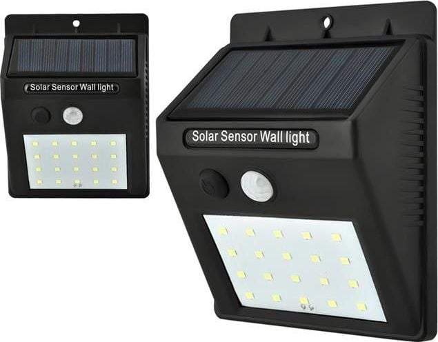 Aplică Iso Trade Aplică solară LED cu senzor de mișcare pentru amurg universal