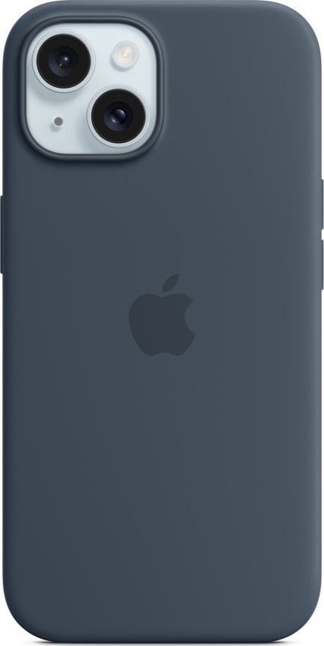 Apple Etui Apple silikonowe z MagSafe do iPhone 15 sztormowy błękit