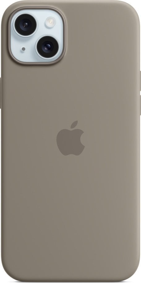 Apple Etui silikonowe z MagSafe do iPhonea 15 Plus - popielaty bršz