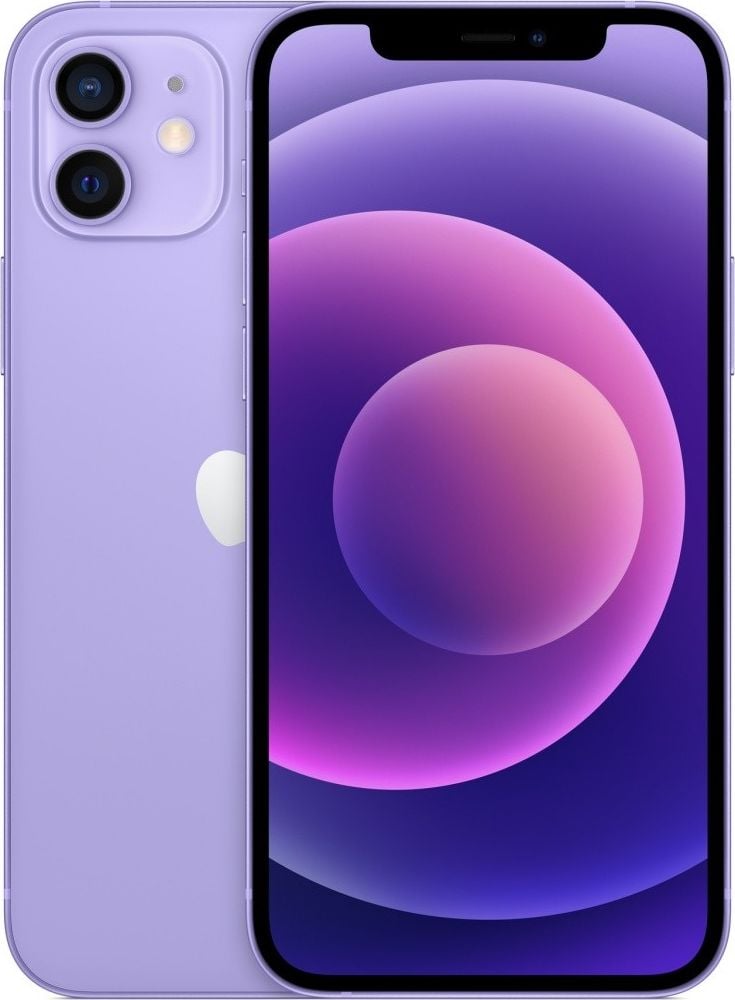Telefoane Mobile - Apple iPhone 12 5G 4/256 GB violet (MJNQ3PM/A)