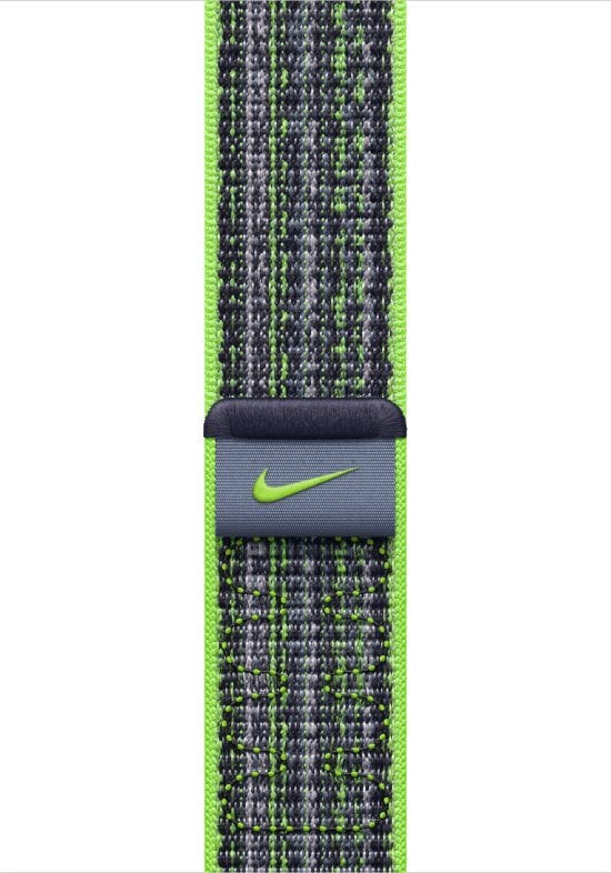 Apple Opaska sportowa Nike w kolorze jasnozielonym/niebieskim do koperty 45 mm