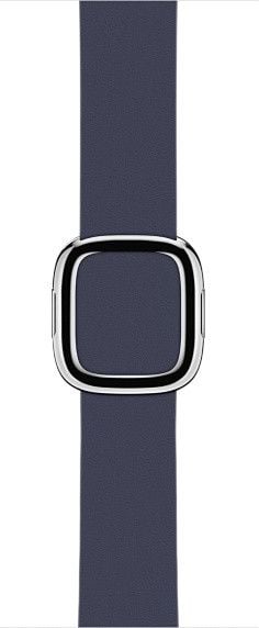 Apple Pasek w kolorze nocnego błękitu z klamrą nowoczesną do zegarka 38 mm MJ5A2ZM/A
