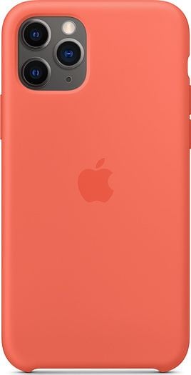 Apple Silikonowe etui do iPhone 11 Pro Max - mandarynkowy (pomarańczowy)-MX022ZM/A