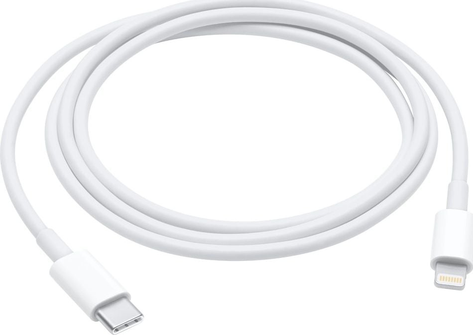 Apple USB-C - Cablu Lightning 1 m alb (MM0A3ZM/A)