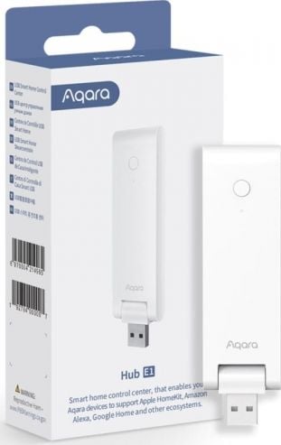 Senzor multifunctional Smart Gateway Wireless AQARA Hub E1 compatibil cu Apple HomeKit si Google Assistant