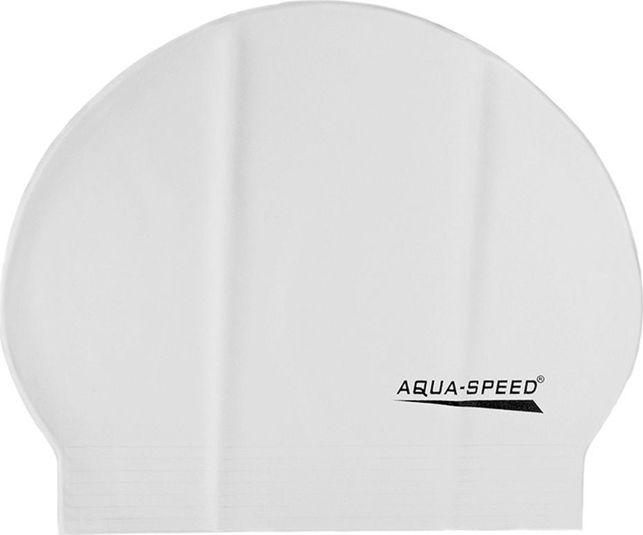 Cască de înot Aqua-Speed Aqua-Speed Soft Latex alb - 1061