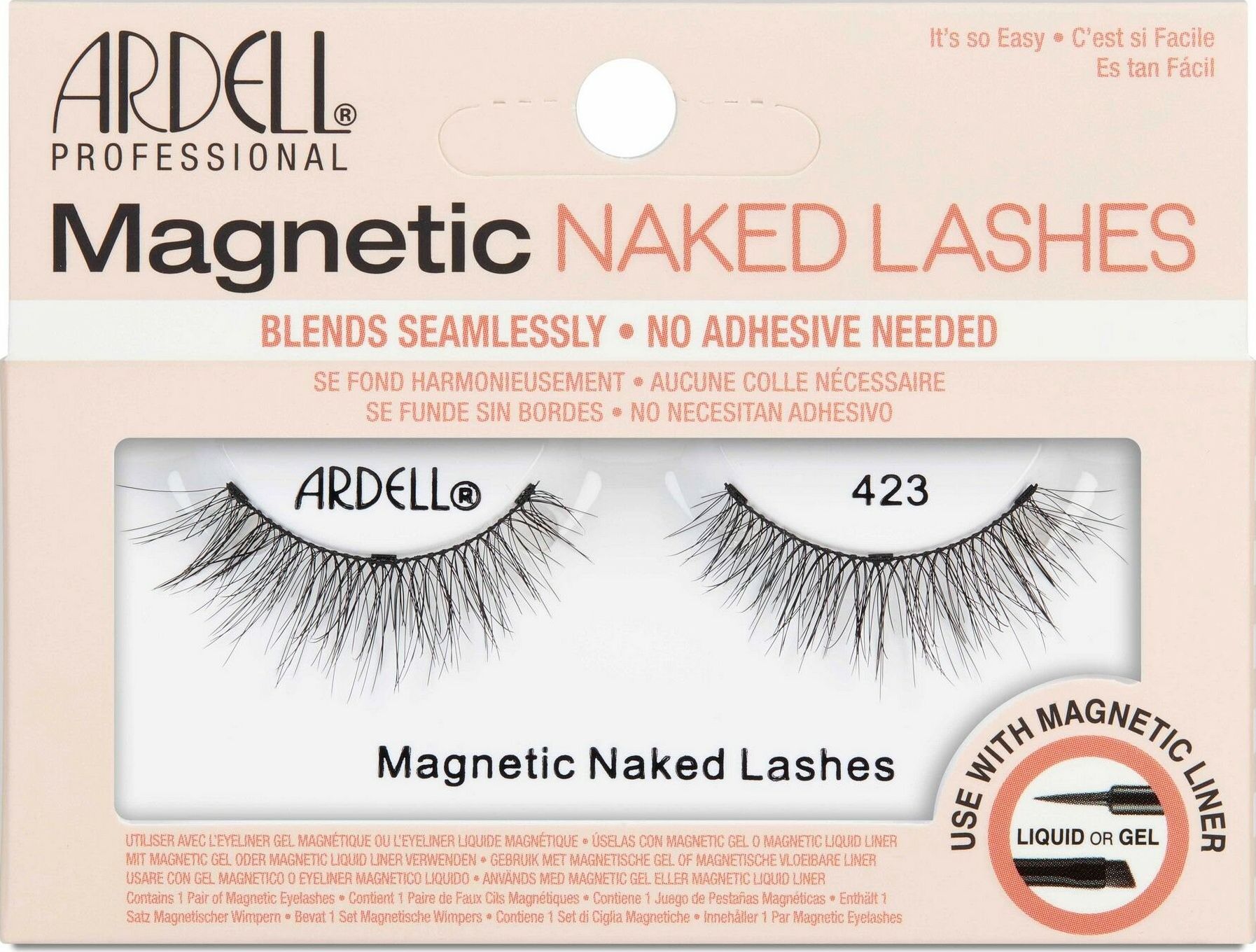 Ardell Ardell Magnetic Naked Lashes 423 Gene false 1buc Negru