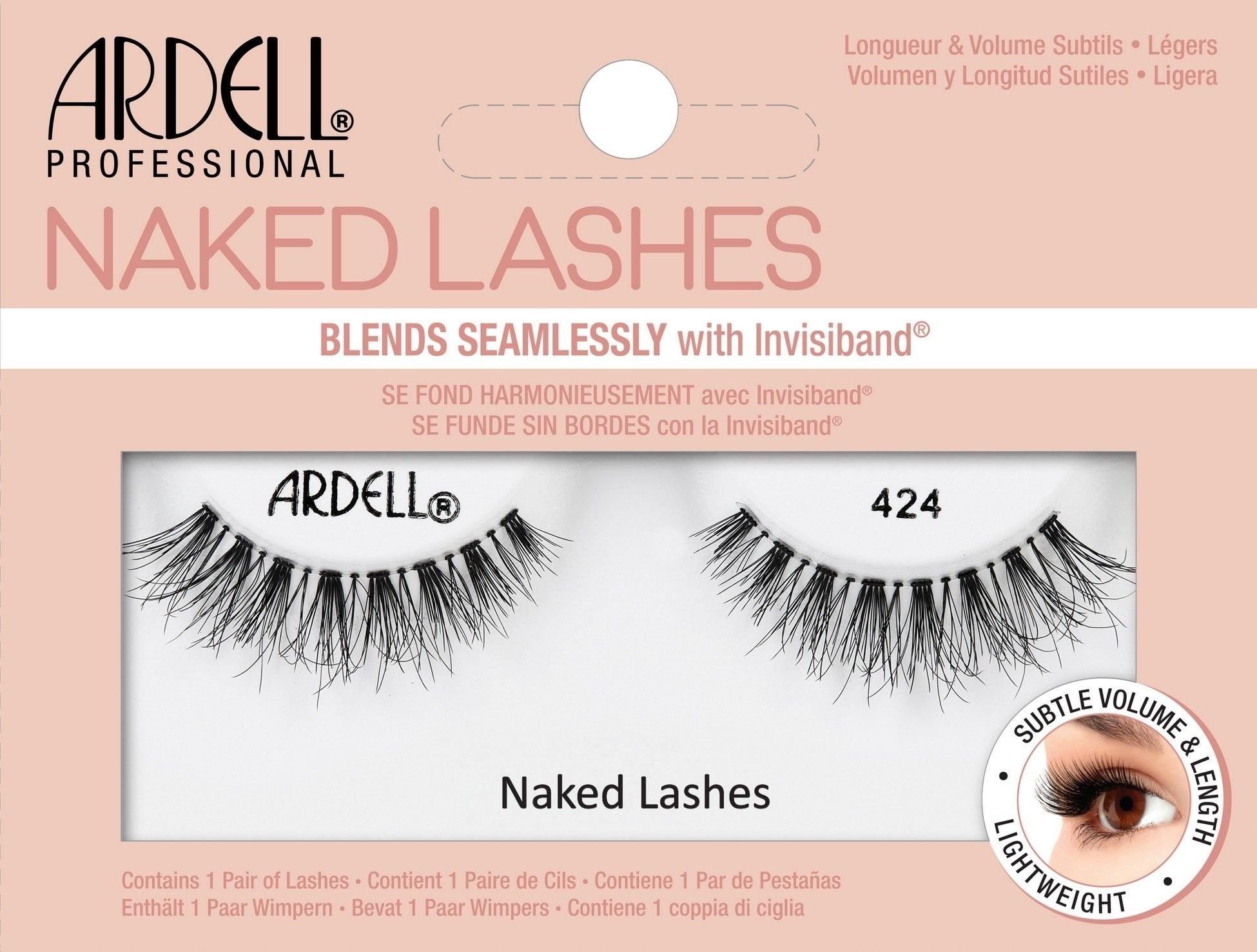 Ardell Ardell Naked Lashes 424 Gene false 1buc Negru