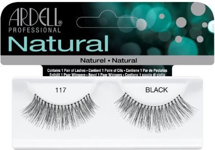 Ardell Natural 117 1 pereche de gene false Negru