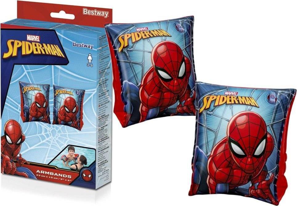 Aripioare de inot pentru copii, Spider-Man, Bestway 98001