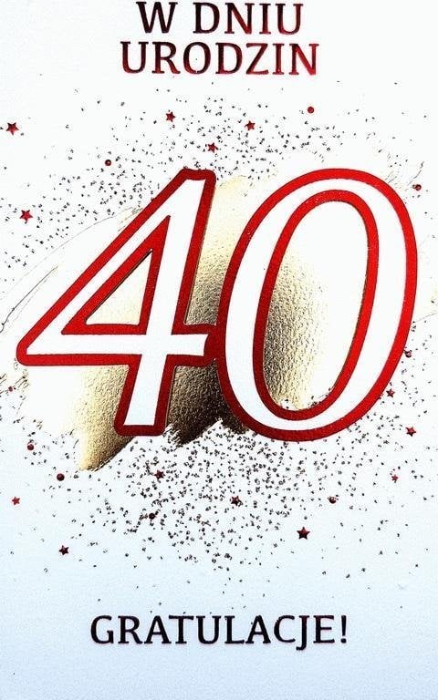 Plicuri - Felicitare de 40 de ani de naștere în stil Armin