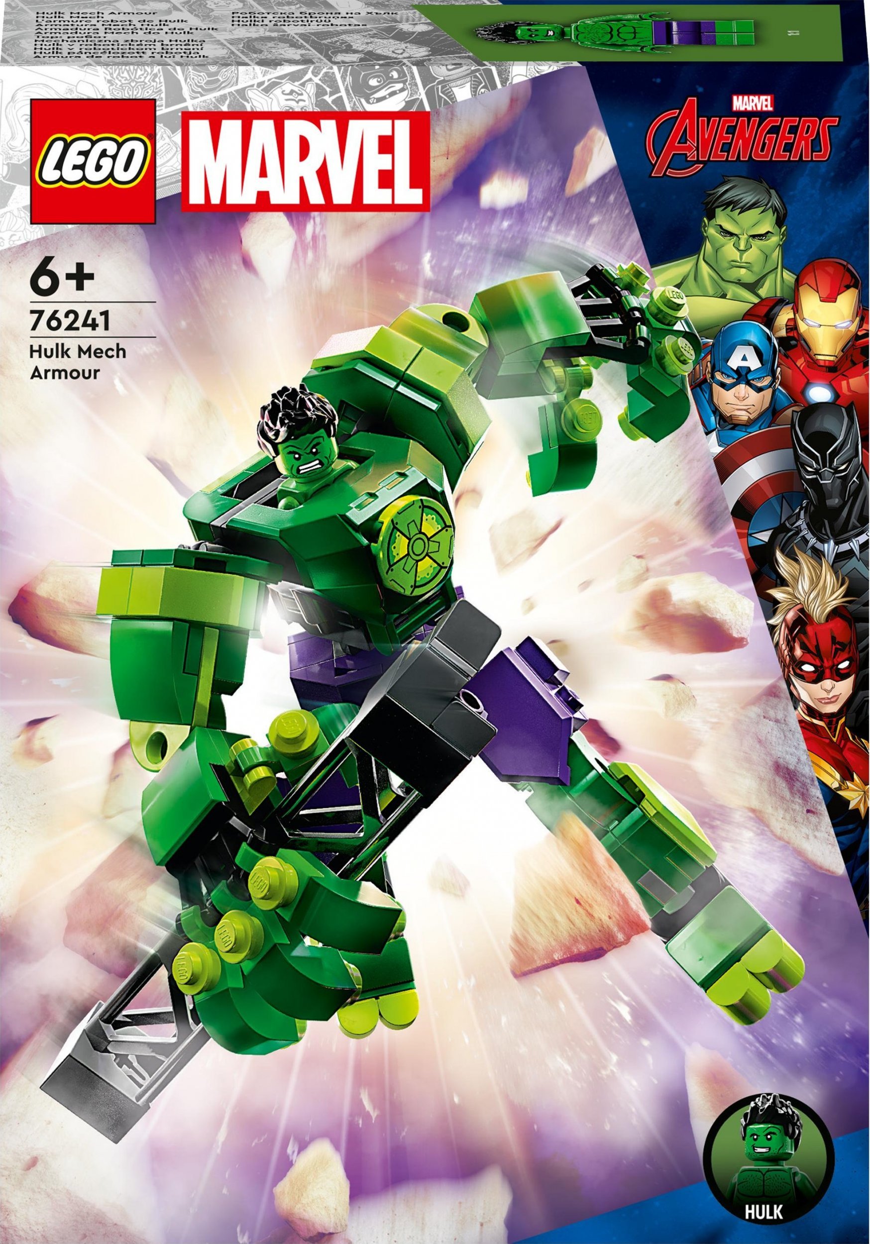 Armura mecanică a lui Hulk LEGO Marvel (76241)