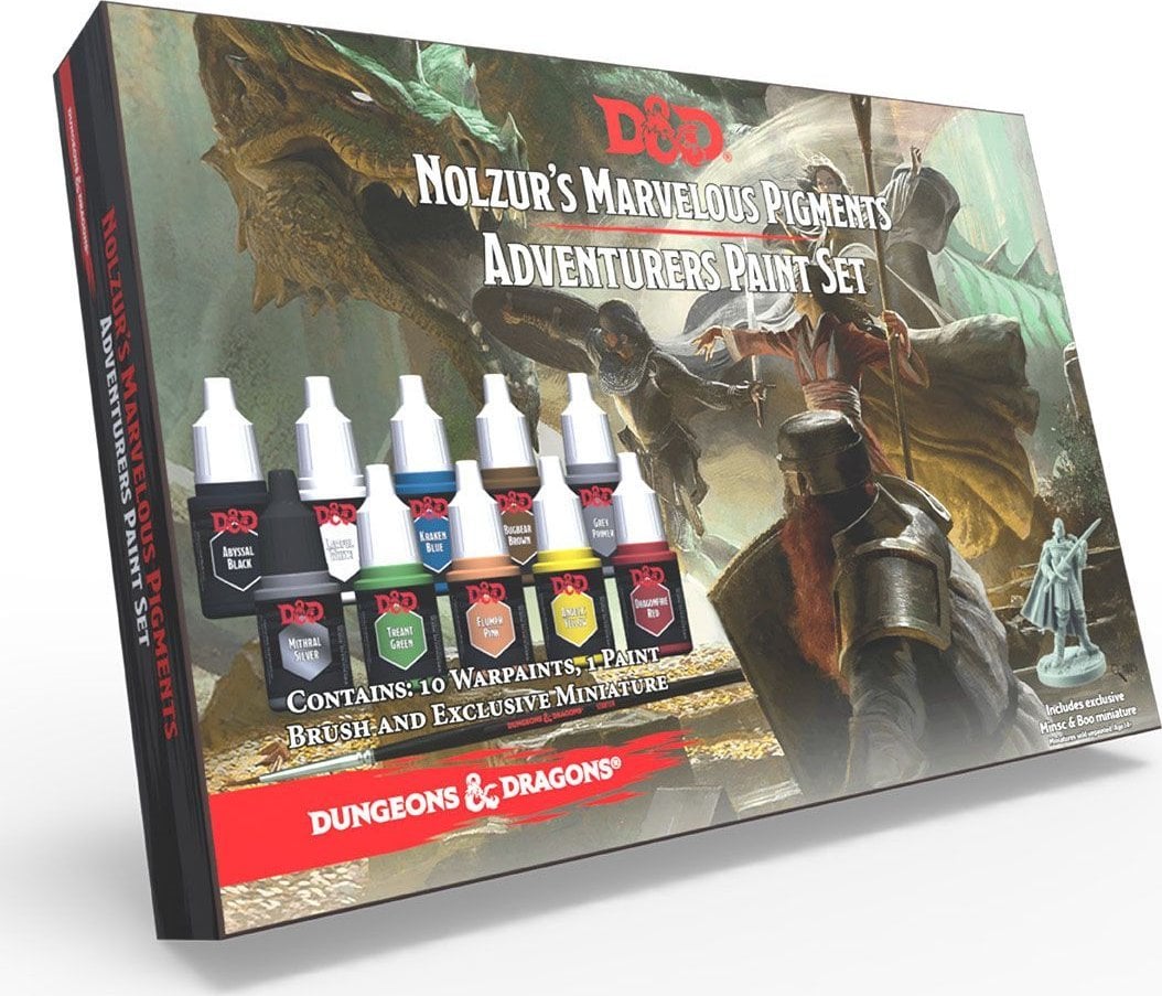 Army Painter Army Painter - Dungeons & Dragons - Pigmentele minunate ale lui Nolzur - Set de vopsea pentru aventurieri