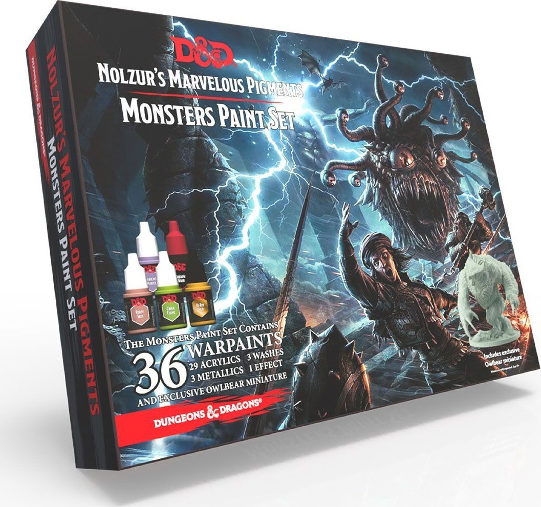 Army Painter Army Painter - Dungeons & Dragons - Pigmentele minunate ale lui Nolzur - Set de vopsea Monsters