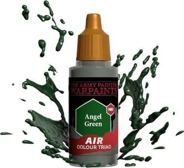 Vopsea Warpaints Air, The Army Painter, Pentru miniaturi, Angel Green, 18 ml