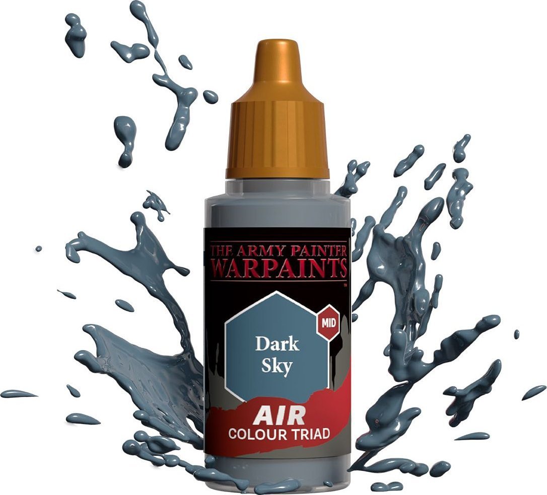 Vopsea Warpaints Air, The Army Painter, Pentru miniaturi, Dark Sky, 18 ml