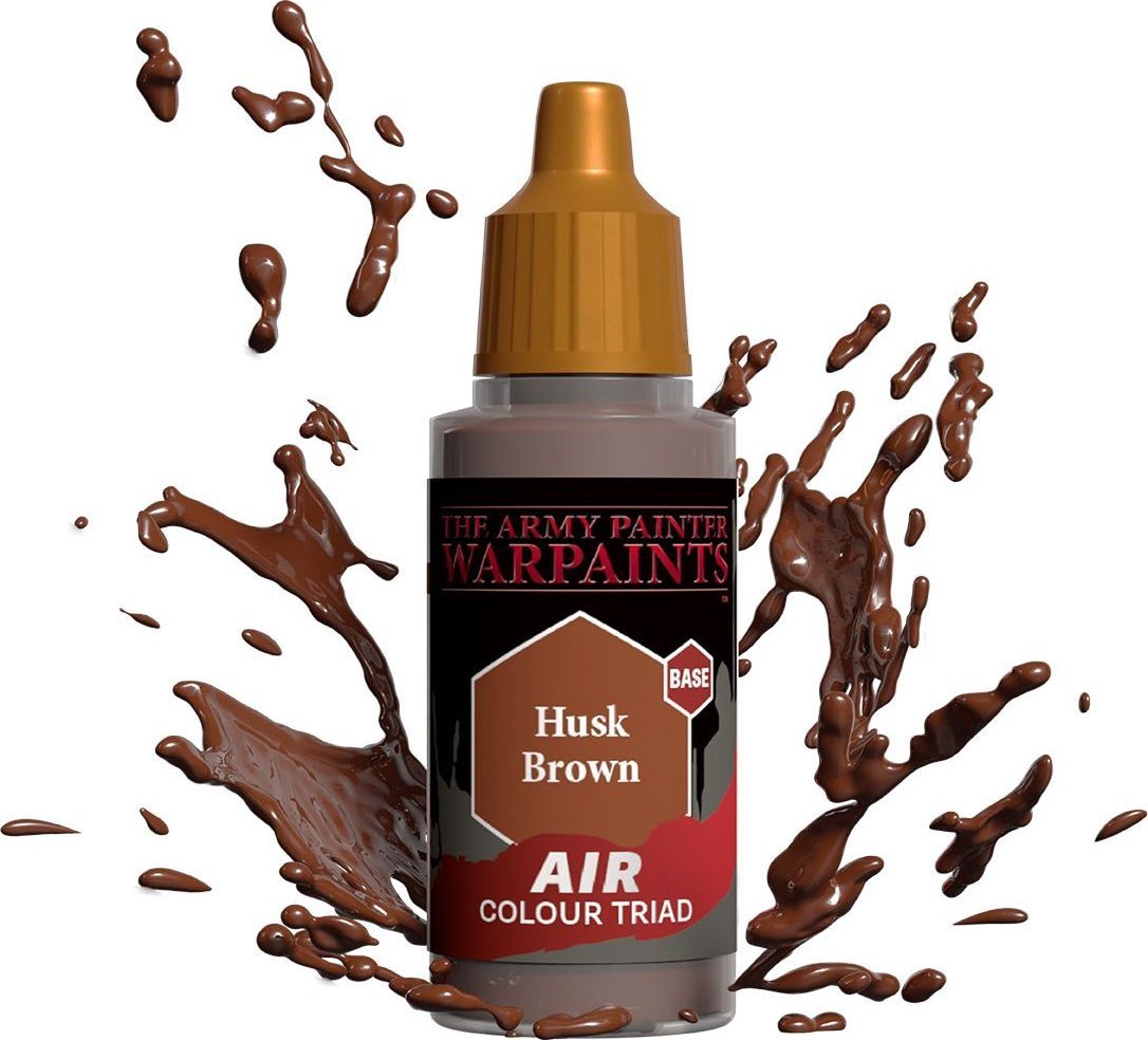 Vopsea Warpaints Air, The Army Painter, Pentru miniaturi, Husk Brown, 18 ml