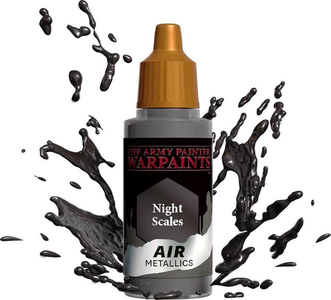 Vopsea Warpaints Air, The Army Painter, Pentru miniaturi, Metallic Night Scales, 18 ml