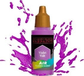 Vopsea Warpaints Air, The Army Painter, Pentru miniaturi, Fluorescent Violet Volt, 18 ml