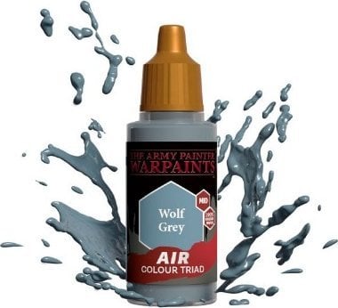 Vopsea Warpaints Air, The Army Painter, Pentru miniaturi, Wolf Grey, 18 ml