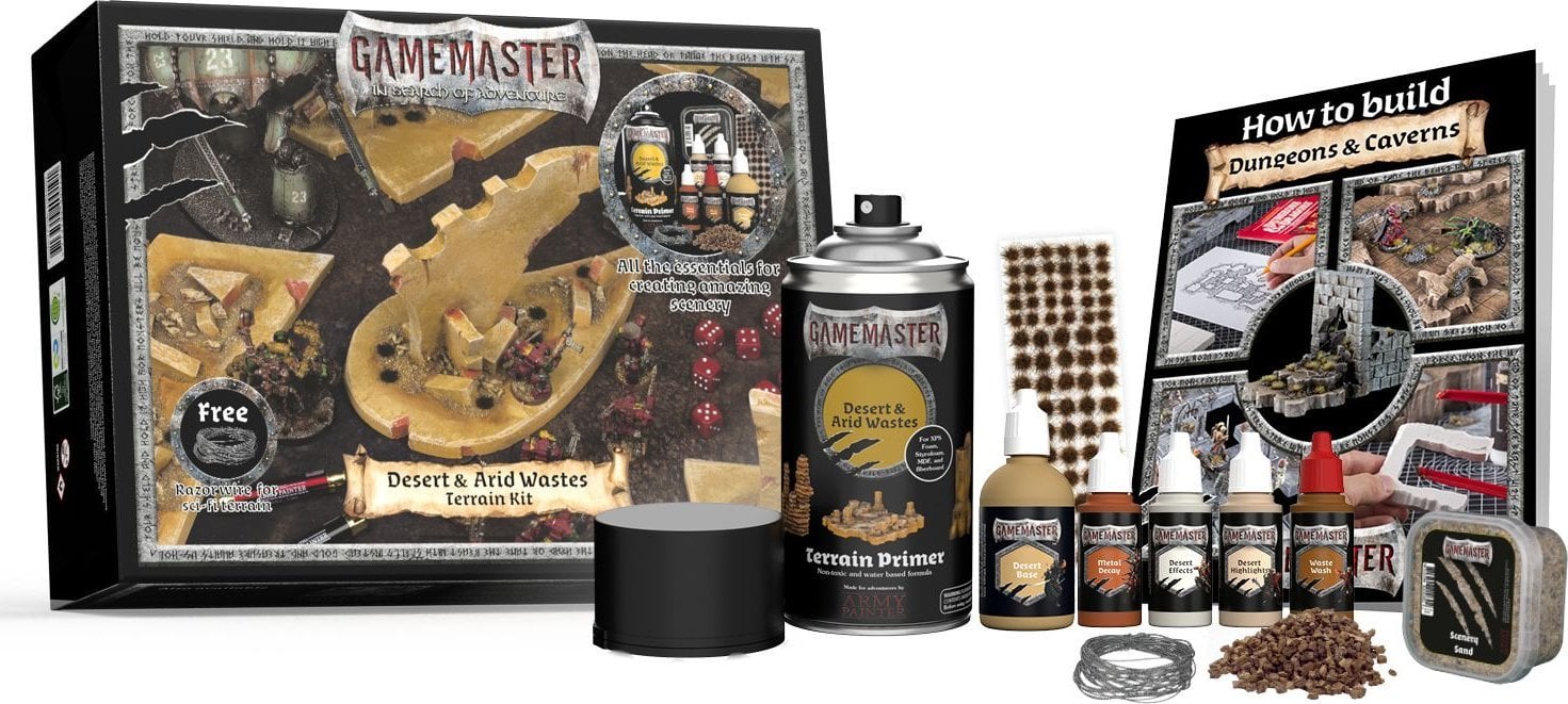 Army Painter GameMaster - Kit de teren pentru deșert și deșeuri aride
