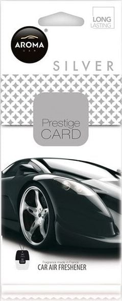 AROMA CAR FRAGRANCE AROMA CAR PRESTIGE SILVER MZPRESTIGE/SI