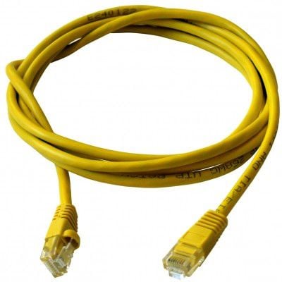 Art Patch cord 1m galben UTP 5e (KABSI PATCH ART AL-OEM-300Y)