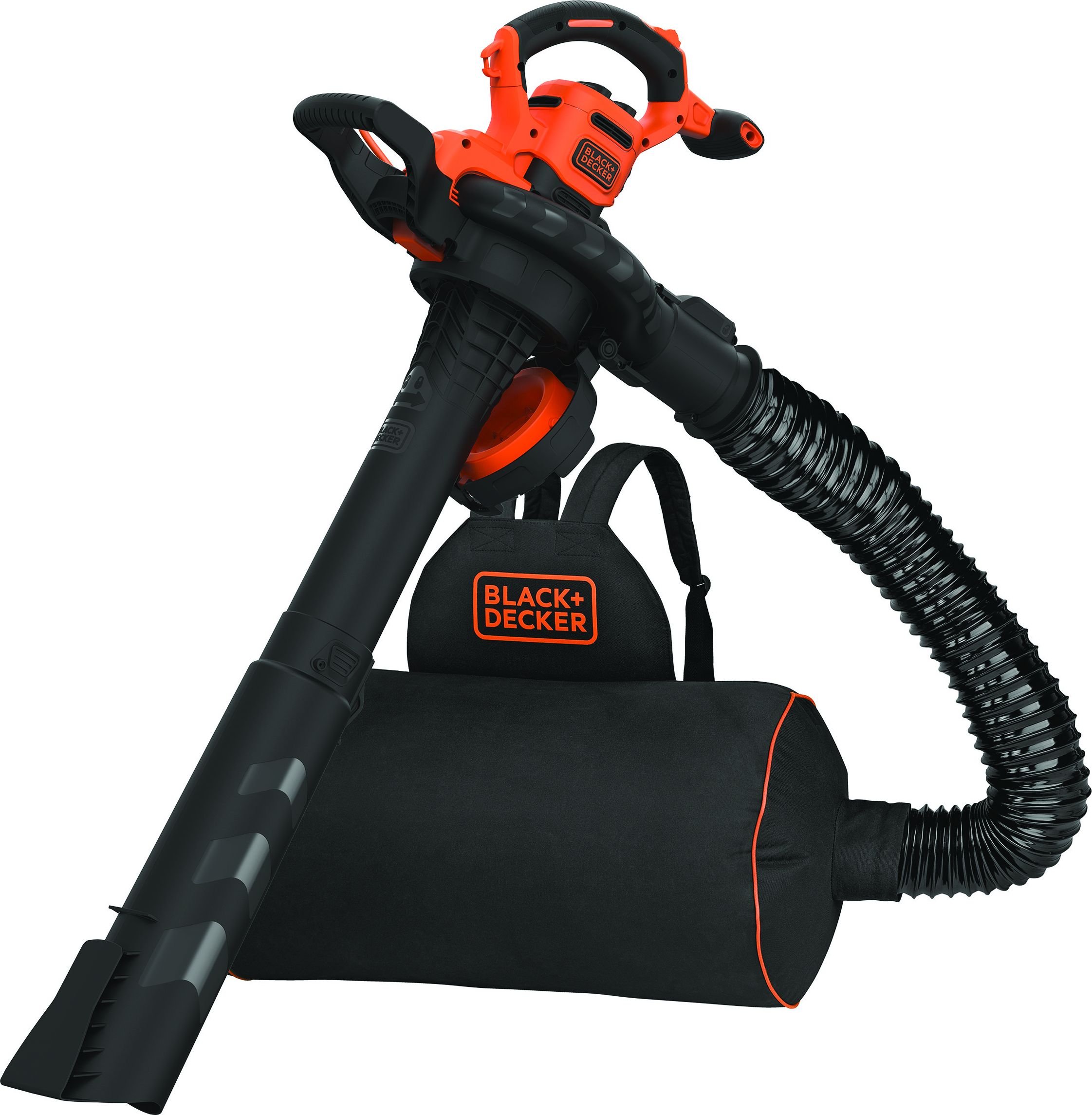 Aspirator suflanta frunze electrica cu fir, 3000W, Sac 72L, 404KM/h, Black + Decker BEBLV300-QS