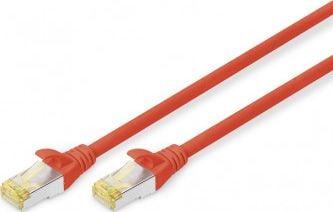 Assmann / Digitus CAT 6A S-FTP PATCH C. LSOH. CU structura cablu 4 x 2 AWG 26/7, torsadat, culoare: roșu, lungime: 3 m, gradul de ocupare: 1: 1, teaca: LSOH (DK-A-1644- 030 / R)