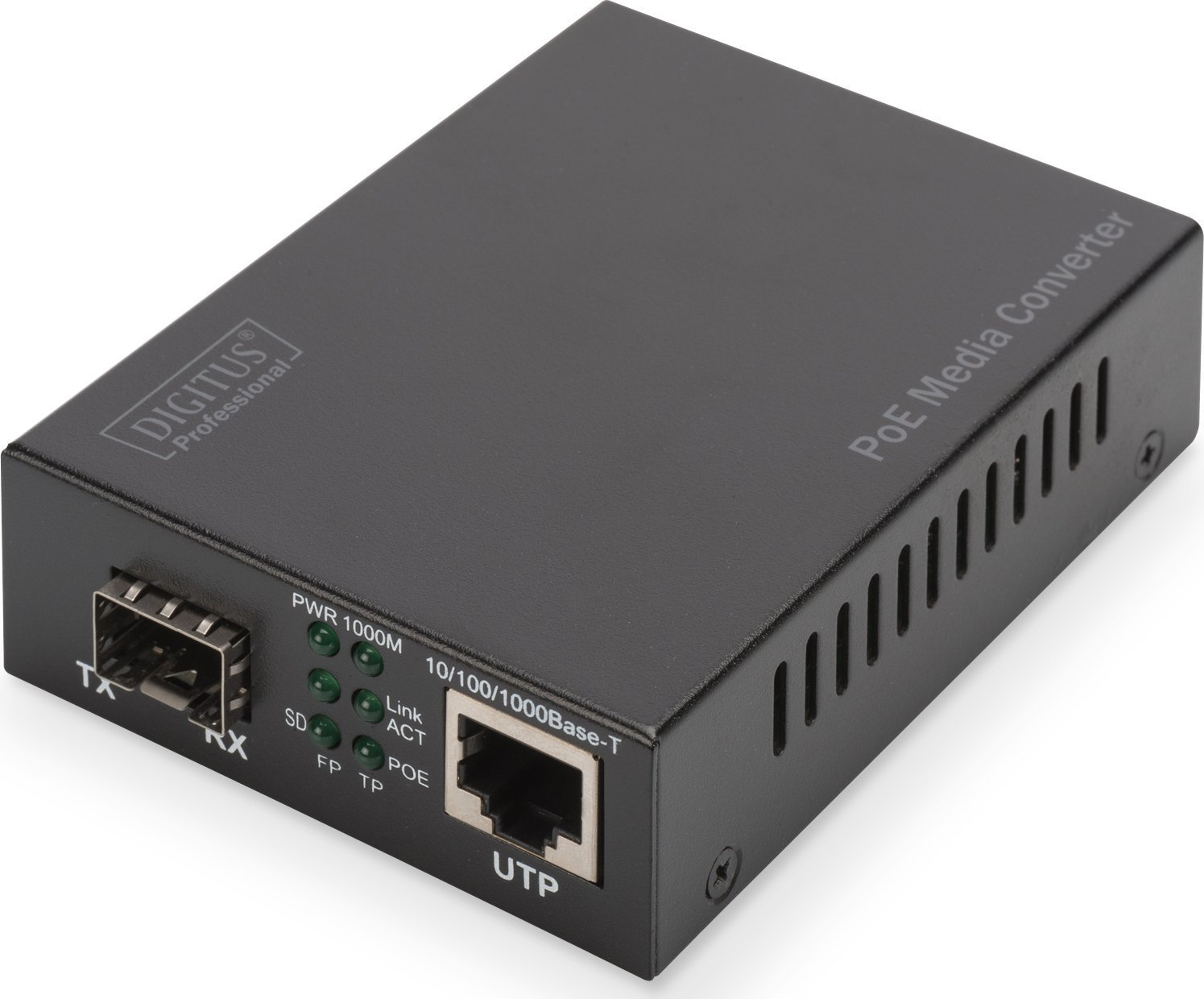 Assmann GIGABIT POE MEDIA CONVERTER / SFP 10/100 / 1000BASE-T IN SFP