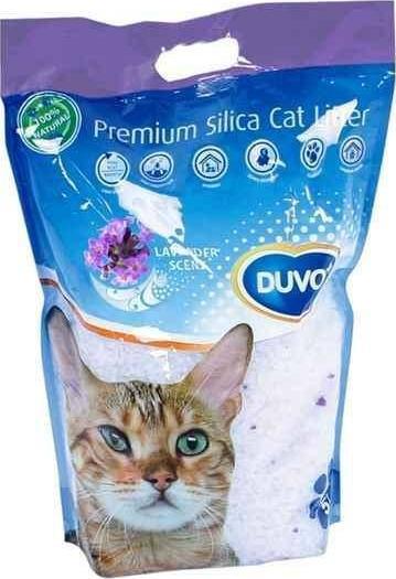 Asternut igienic pisici, DUVO +, Silicagel Lavanda, 5L