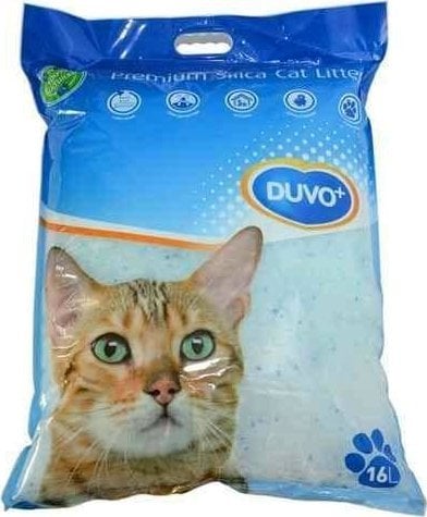 Asternut igienic pisici, DUVO +, Silicagel premium, 16L