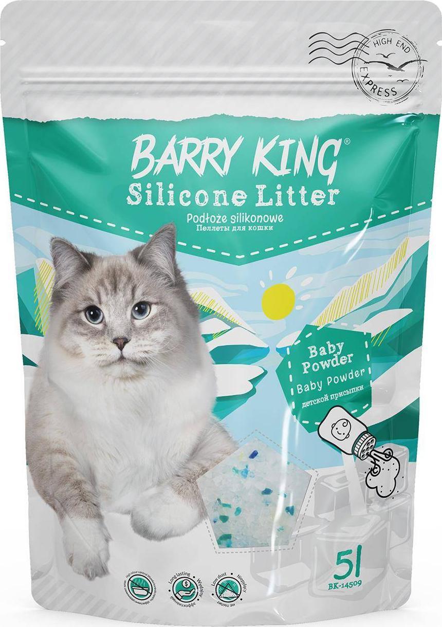 Așternut pentru pisici Barry King Barry King Baby Powder 5l așternut siliconic pentru pisici