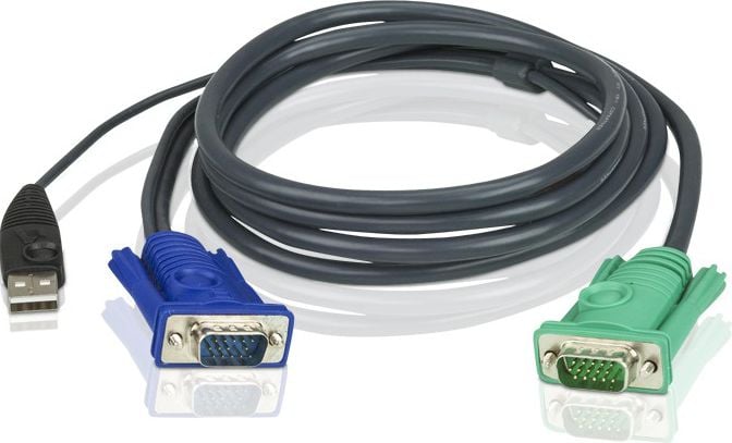 Set cabluri pentru KVM ATEN, USB, 1.8 m
