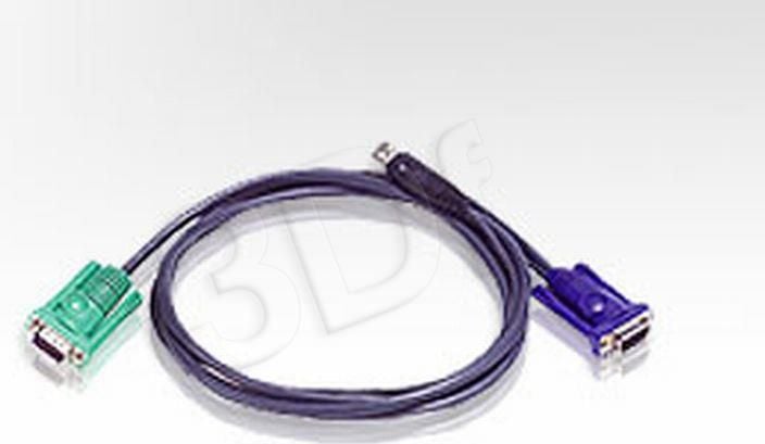 Cablu prelungire KVM ATEN, HD15-SVGA, USB, 3 m