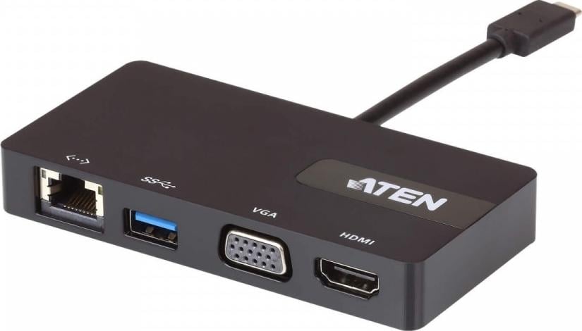 Aten USB-C Multiport Mini Dock/Replicator (UH3239-AT)