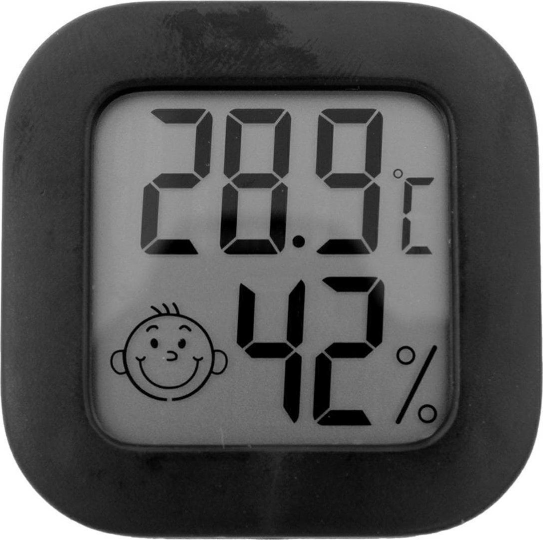 Termometre - ATL AG355B Termometr higrometr pokojowy bl