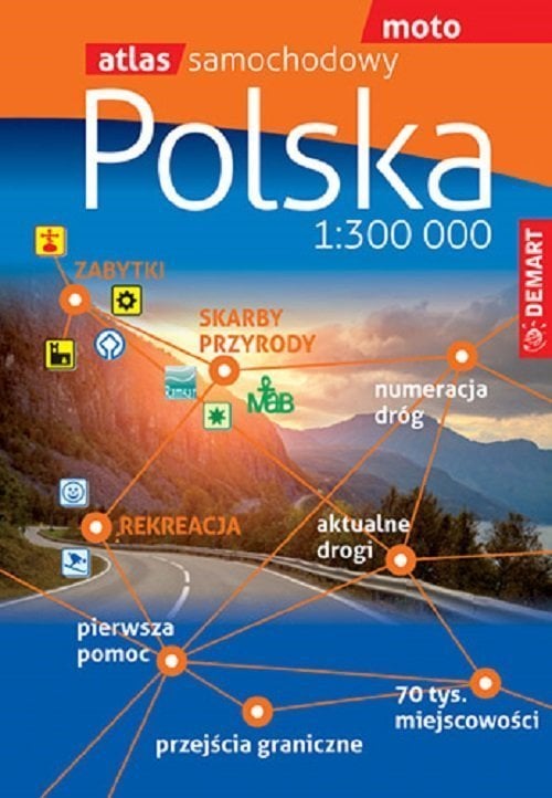 Atlas auto al Poloniei 1:300.000