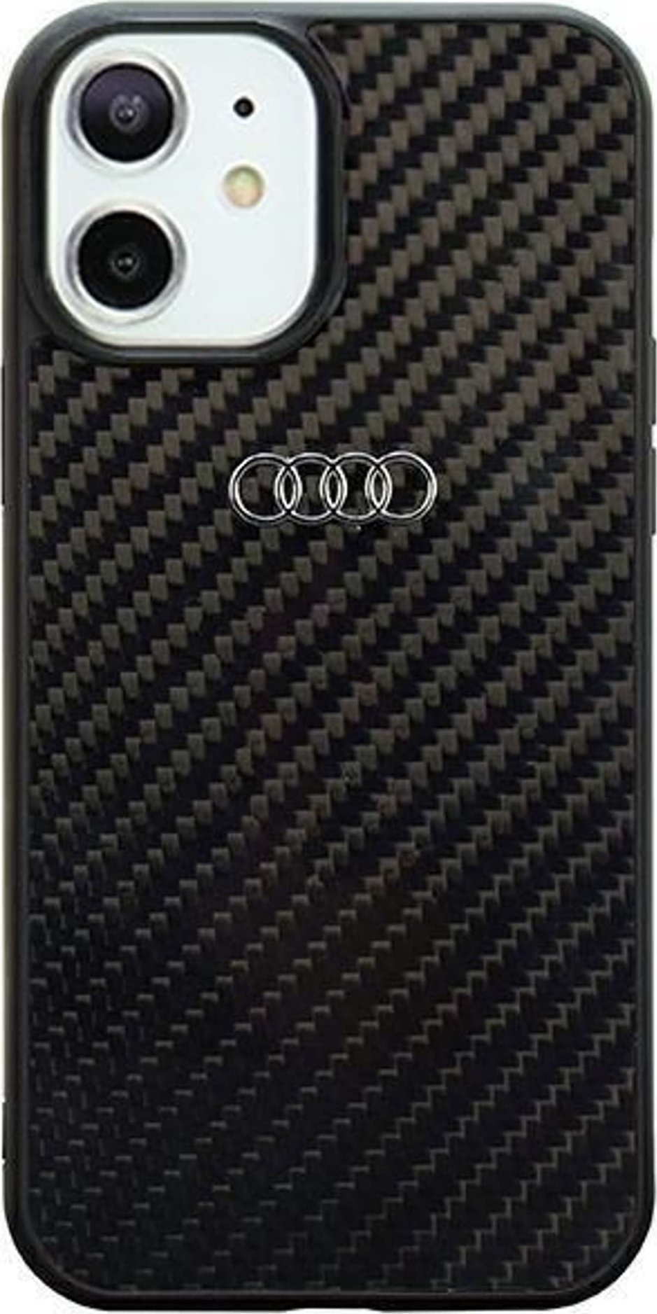 Audi Audi Carbon Fiber iPhone 11 / Xr 6.1` czarny/black hardcase AU-TPUPCIP11-R8/D2-BK